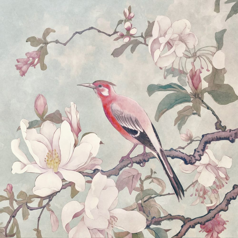 Chinoiserie Bird Spring Vibes 004 art print by Andrea Haase for $57.95 CAD