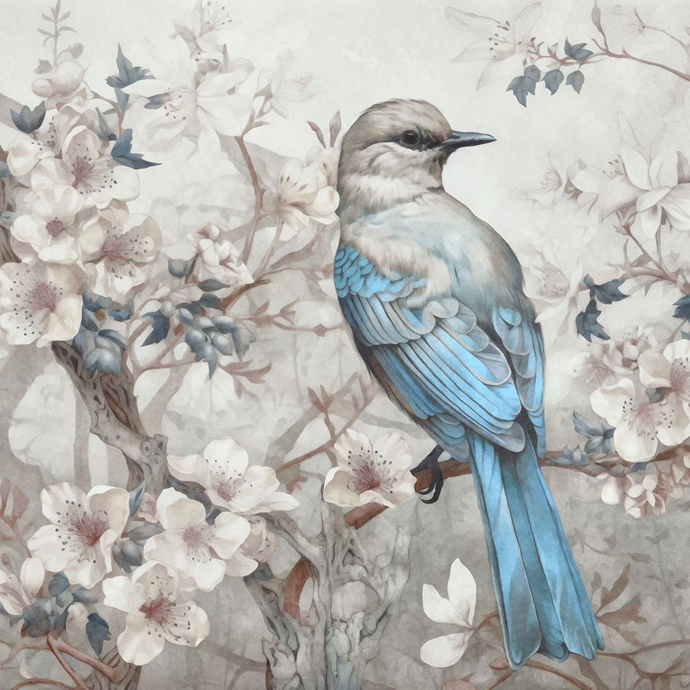 Chinoiserie Bird Spring Vibes 002 art print by Andrea Haase for $57.95 CAD