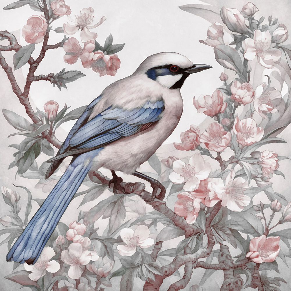 Chinoiserie Bird Spring Vibes 001 art print by Andrea Haase for $57.95 CAD