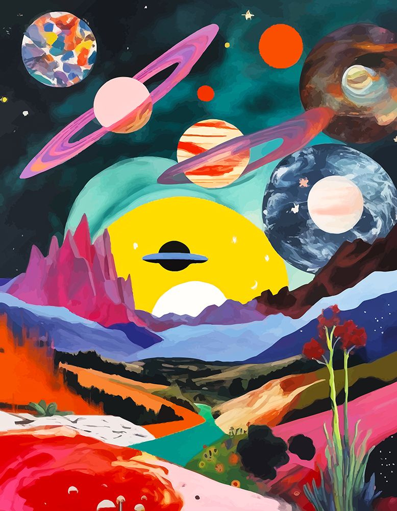 The Inner Space Landscape art print by Uma Gokhale for $57.95 CAD