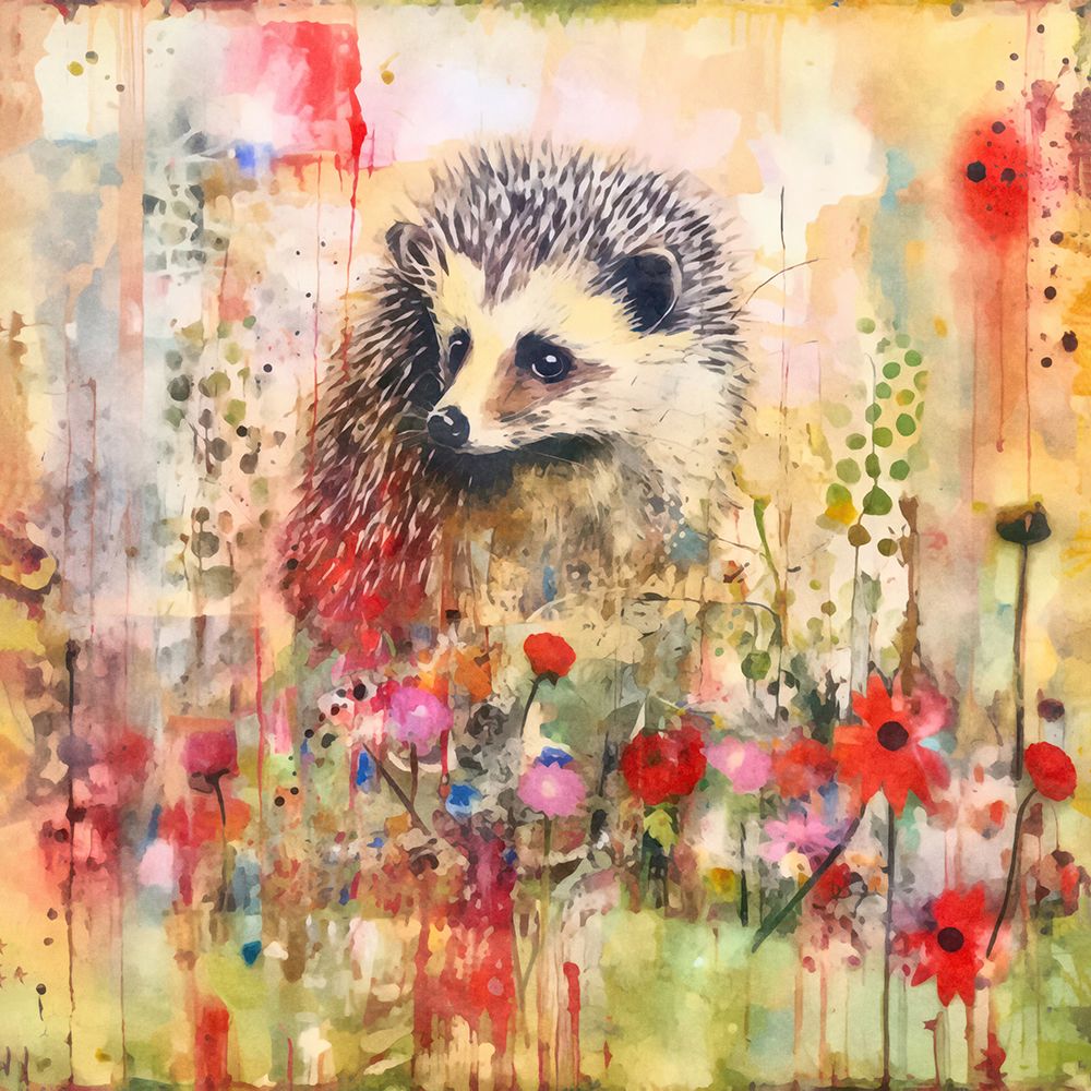 Whimsy Hedgehog art print by Andrea Haase for $57.95 CAD