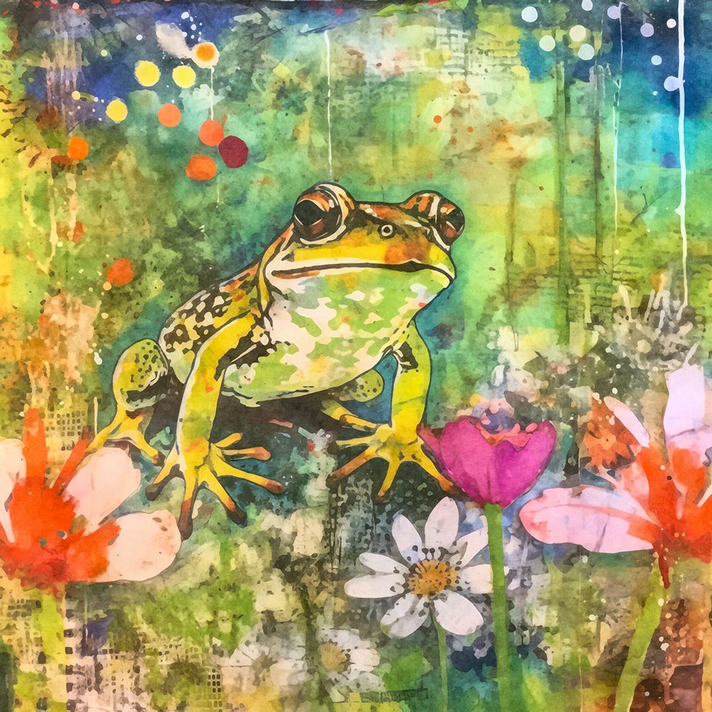 Whimsy Frog art print by Andrea Haase for $57.95 CAD
