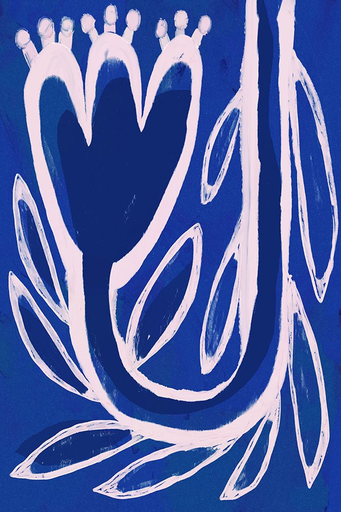 Upwards (blue) art print by Treechild for $57.95 CAD