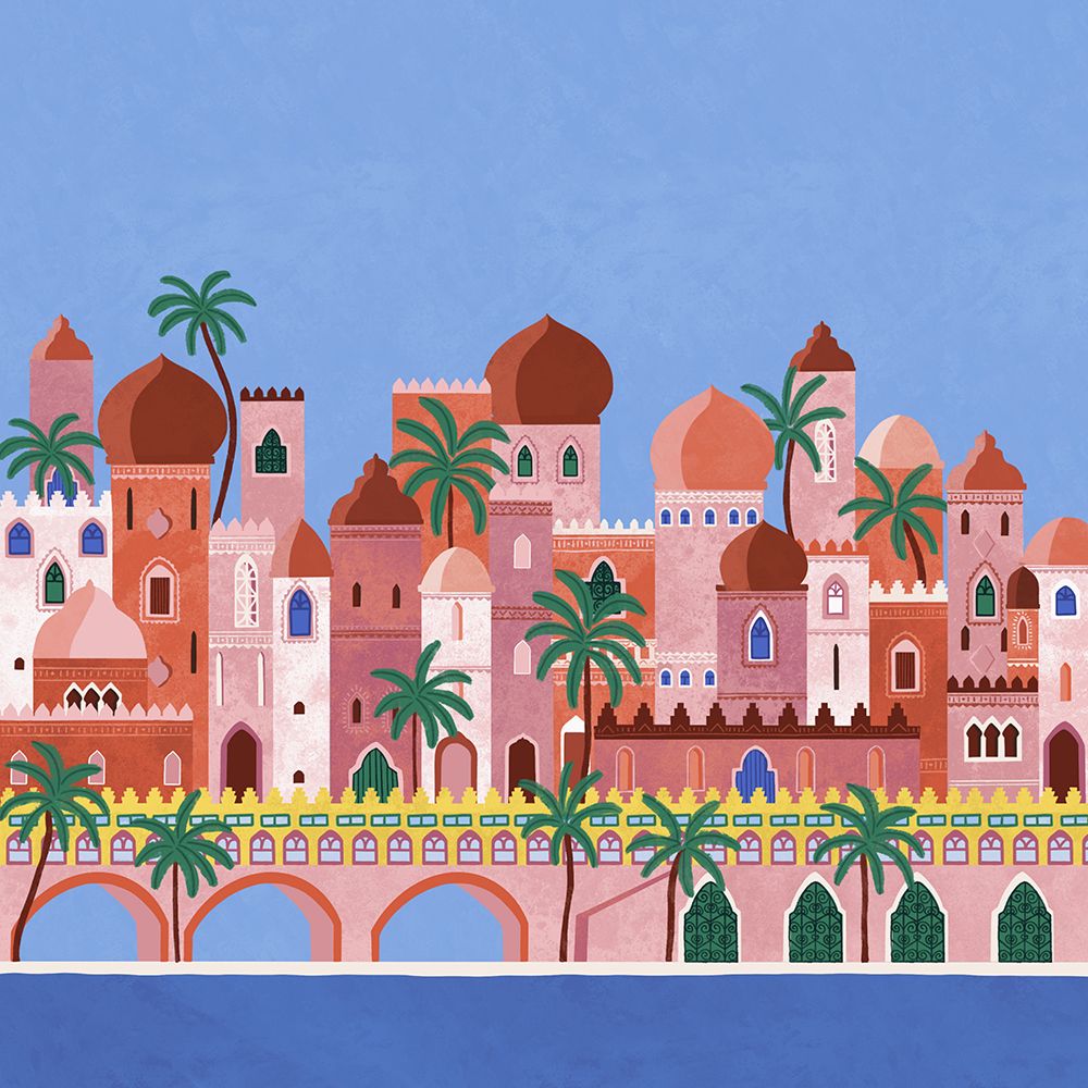 Riviera art print by Ceyda Alasar for $57.95 CAD