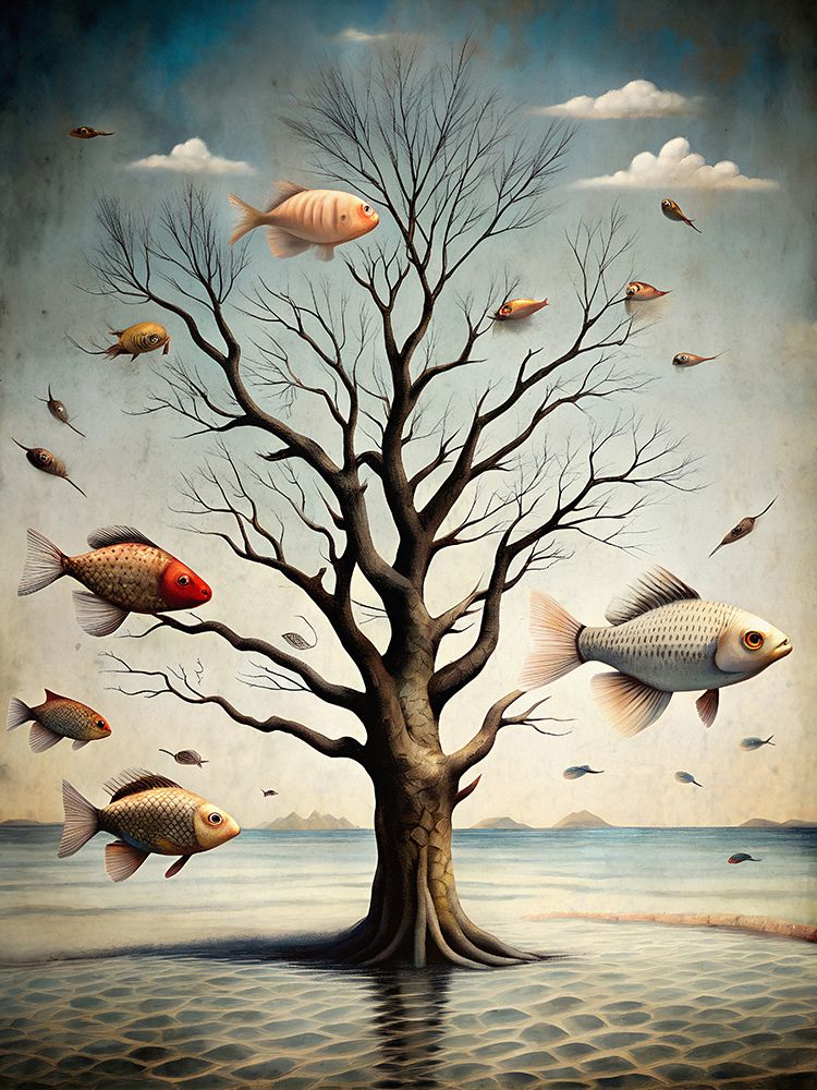 Flying Fish Tree art print by Miguel Bruzual for $57.95 CAD