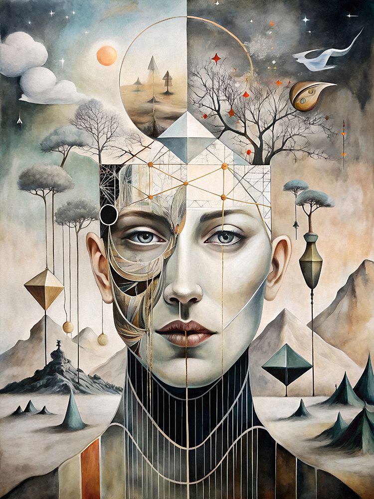 The Divided Self art print by Miguel Bruzual for $57.95 CAD