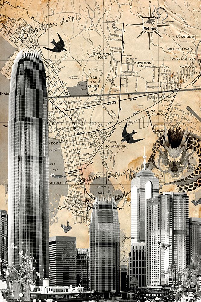 Hong Kong (City Breaks) art print by Simon Goggin for $57.95 CAD