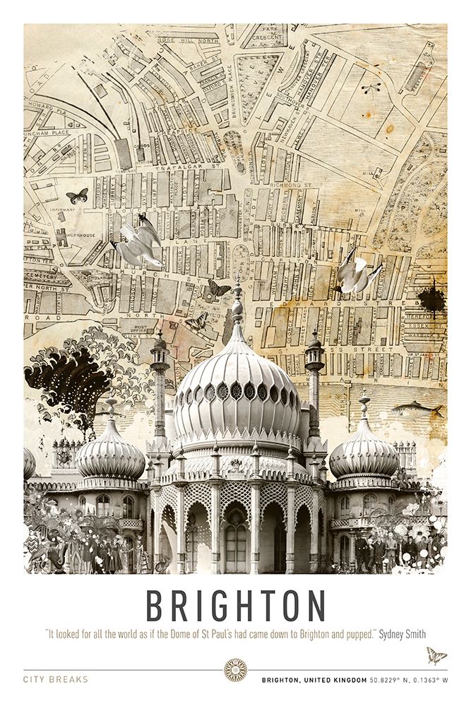 Brighton (City Breaks) art print by Simon Goggin for $57.95 CAD