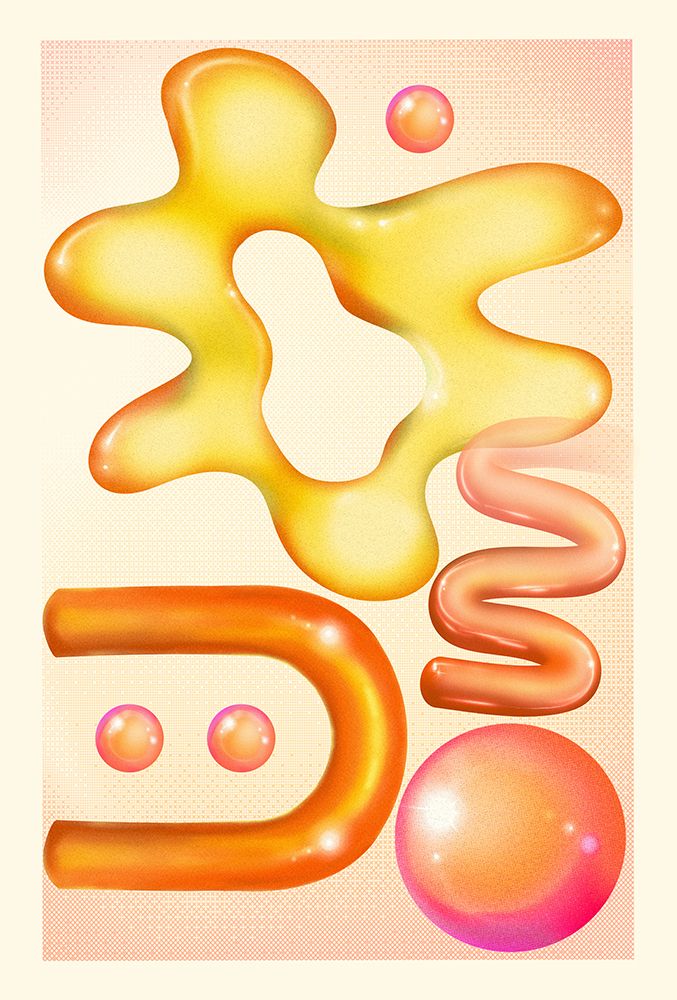 RETRO GRAPHIC NO.3 art print by The Art Concept for $57.95 CAD