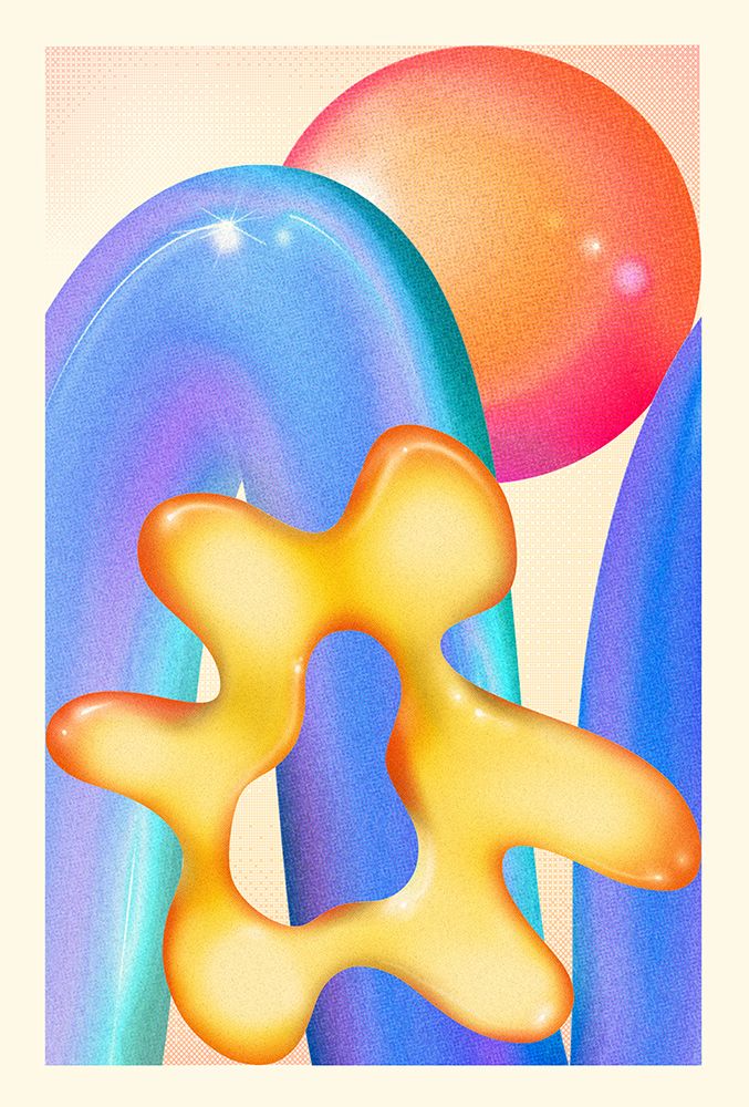 RETRO GRAPHIC NO.13 art print by The Art Concept for $57.95 CAD