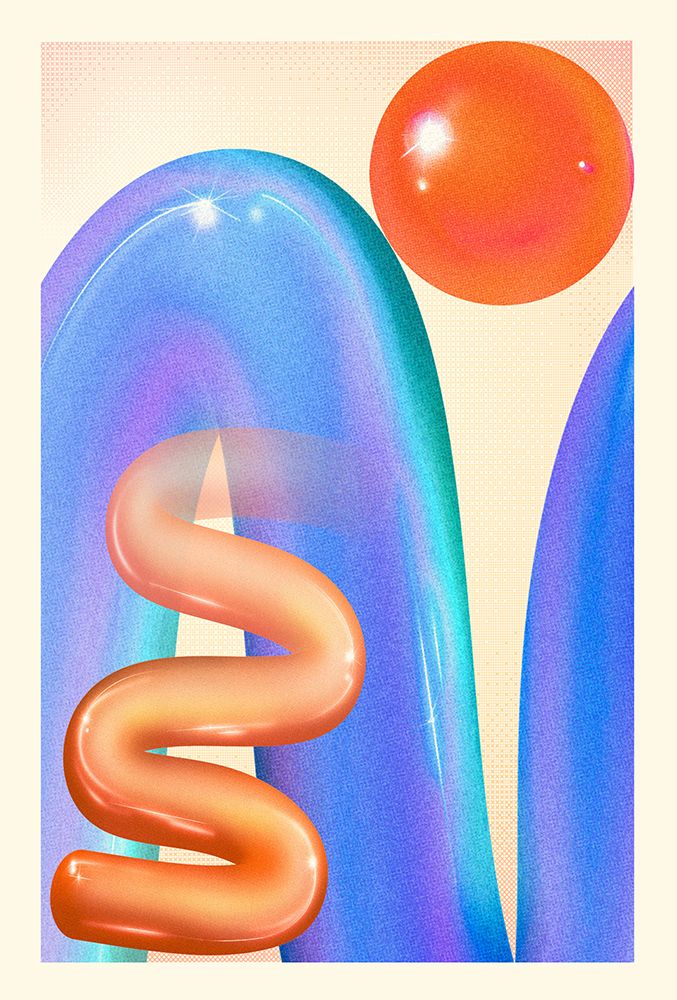 RETRO GRAPHIC NO.14 art print by The Art Concept for $57.95 CAD