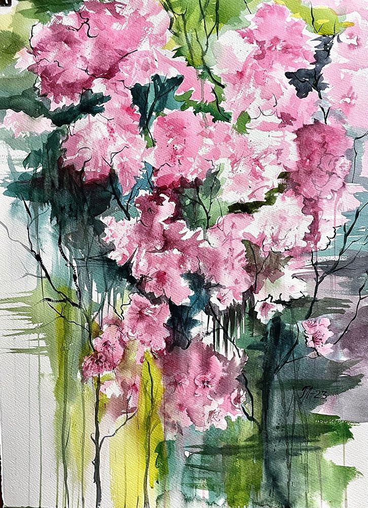 Almond tree art print by Tanya Lundmark for $57.95 CAD