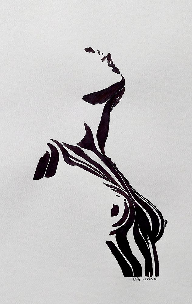 Nude 2 art print by Erik Van Velzen for $57.95 CAD