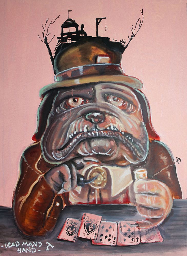 Dead mans hand art print by Robert Sigaard for $57.95 CAD
