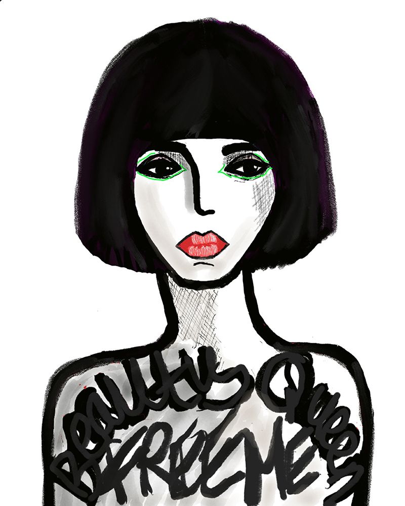Beauty Queen art print by Sanna Jarlelind for $57.95 CAD