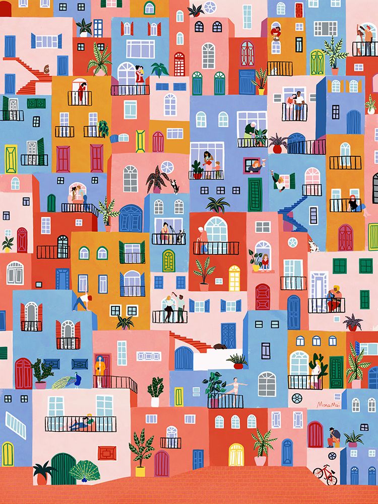 Home Together art print by Ceyda Alasar for $57.95 CAD