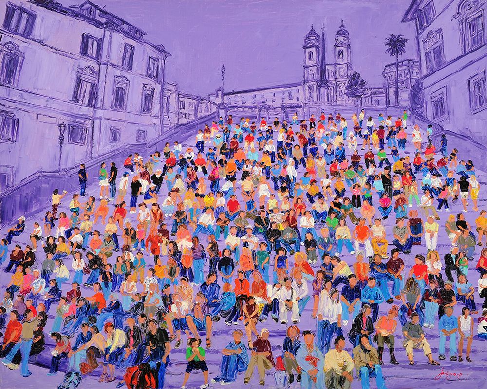 Spanish Steps art print by Jukyong Park for $57.95 CAD