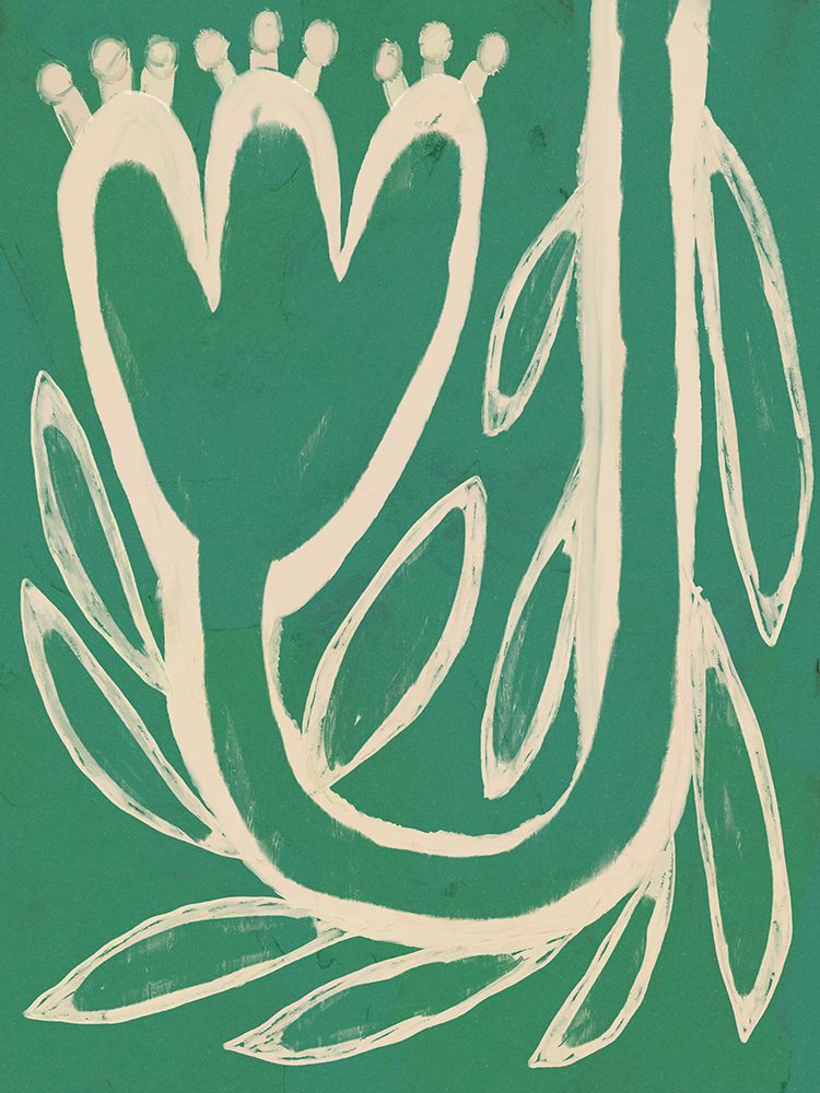 Upwards (turquoise) art print by Treechild for $57.95 CAD