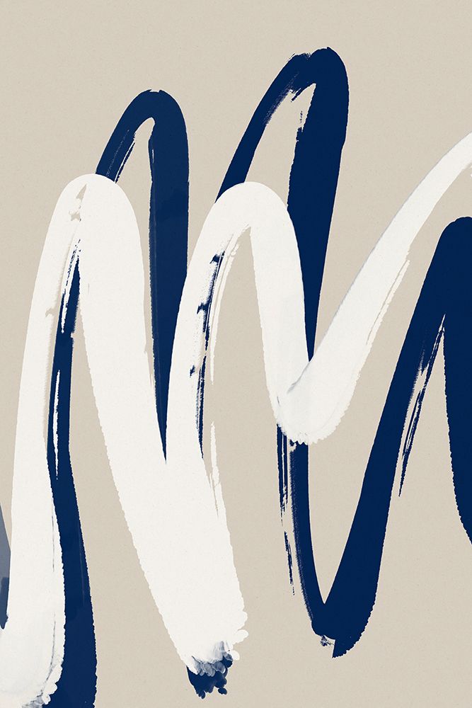 White Wave No 7 art print by Treechild for $57.95 CAD