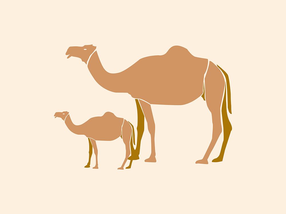 Camel Mother art print by Designs Vesuvik for $57.95 CAD
