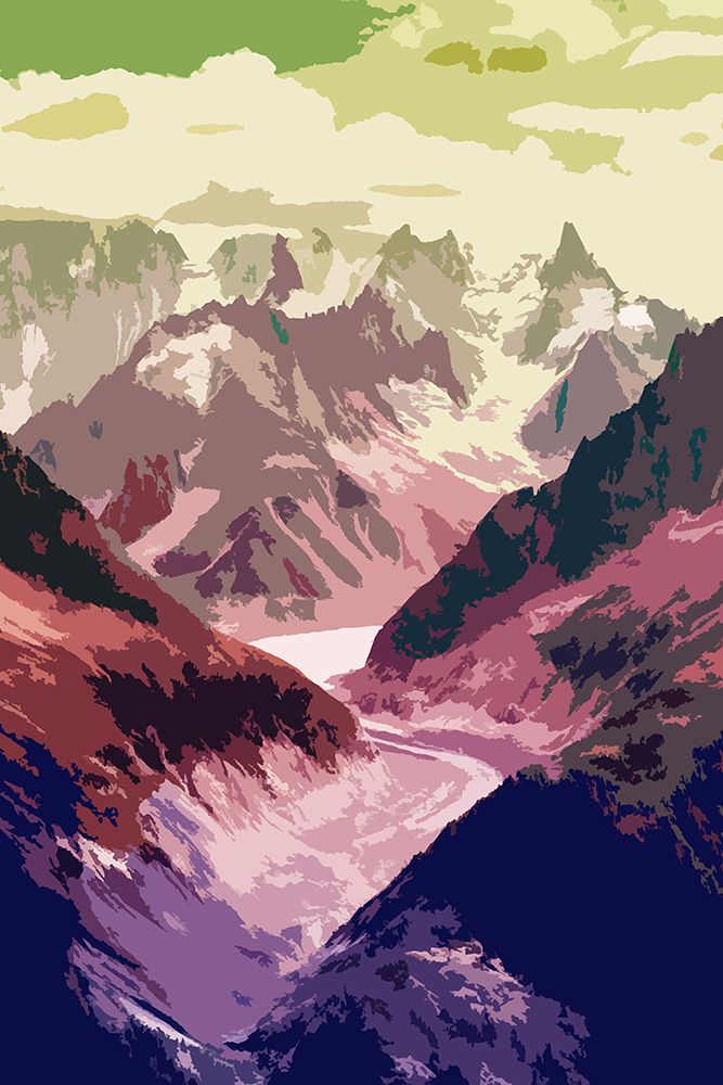 Mountain River art print by Designs Vesuvik for $57.95 CAD