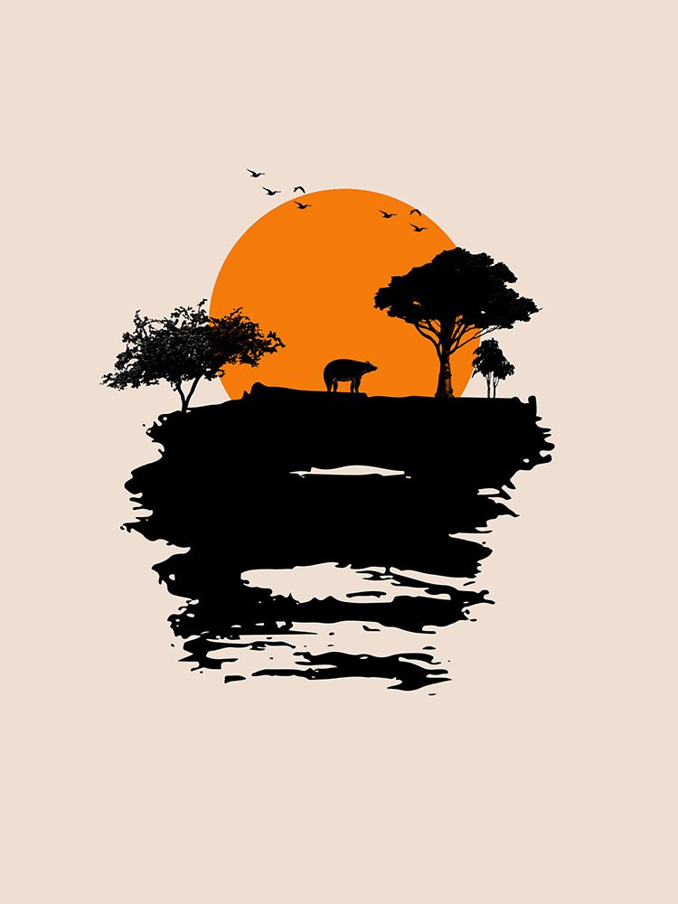 Bear Travel On Mountain art print by Designs Vesuvik for $57.95 CAD