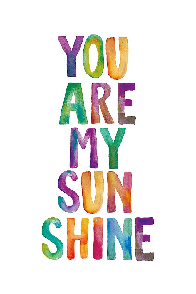 You Are My Sunshine art print by Brett Wilson for $57.95 CAD