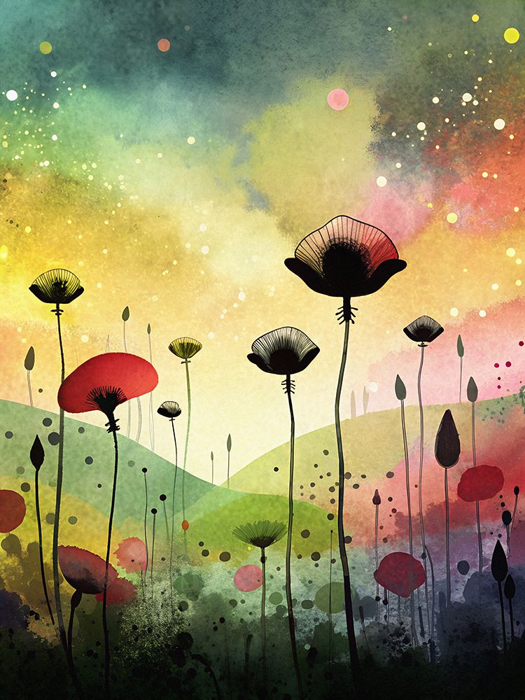 Dreamscape Blooms art print by Miguel Bruzual for $57.95 CAD
