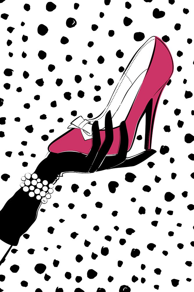 Pink Shoe art print by Martina for $57.95 CAD