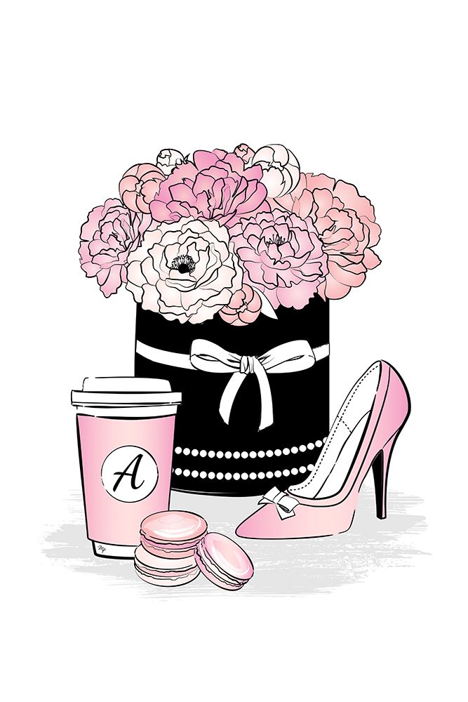 Pink Life art print by Martina for $57.95 CAD