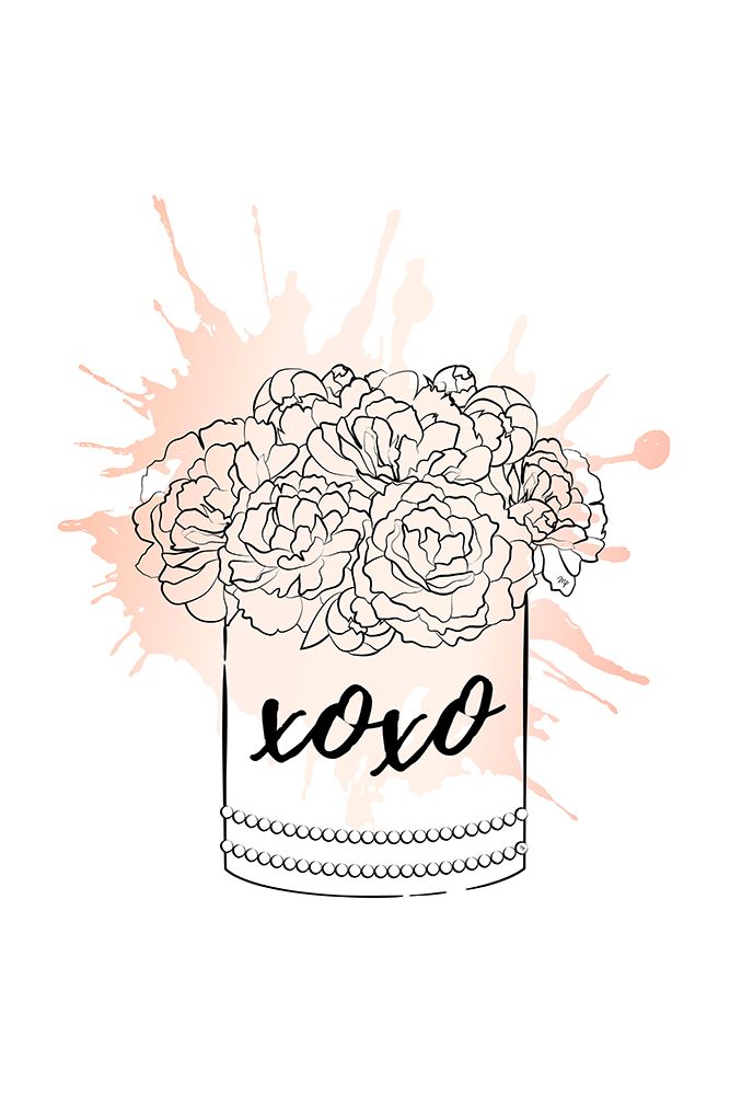 Peony Xoxo art print by Martina for $57.95 CAD