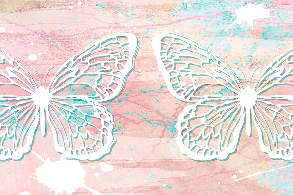 Pastel Butterflies art print by Martina for $57.95 CAD