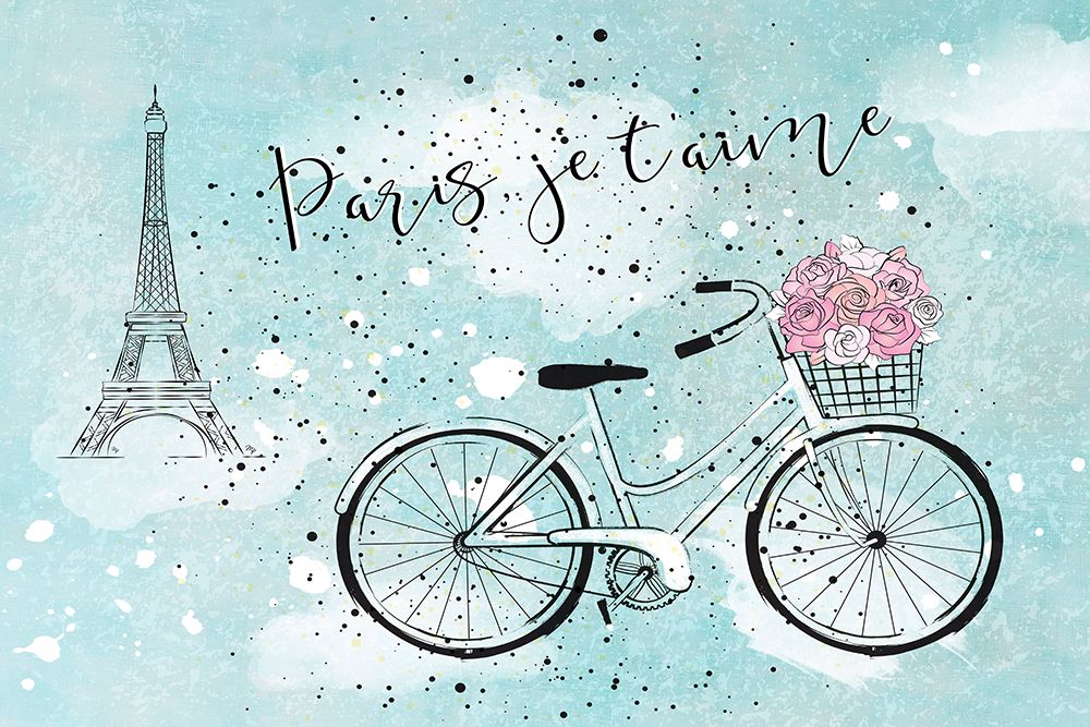 Paris Jetaime art print by Martina for $57.95 CAD