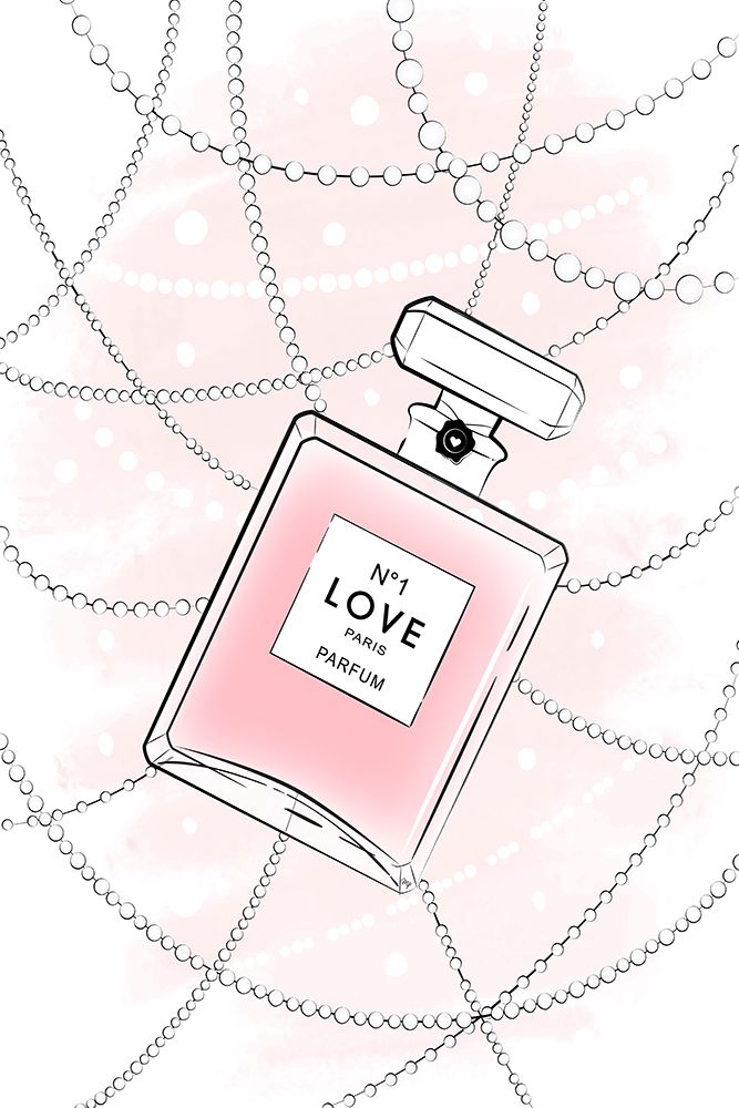 Pink Love Pearls art print by Martina for $57.95 CAD