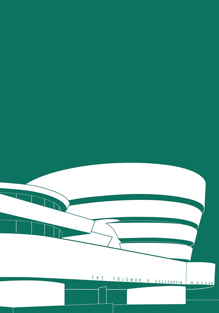 GUGGENHEIM MUSEUM art print by zaglono for $57.95 CAD