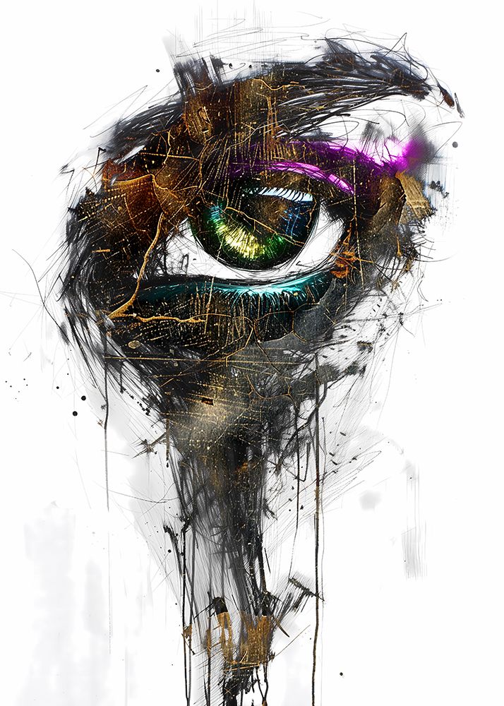Eye08 art print by Rafal Kulik for $57.95 CAD