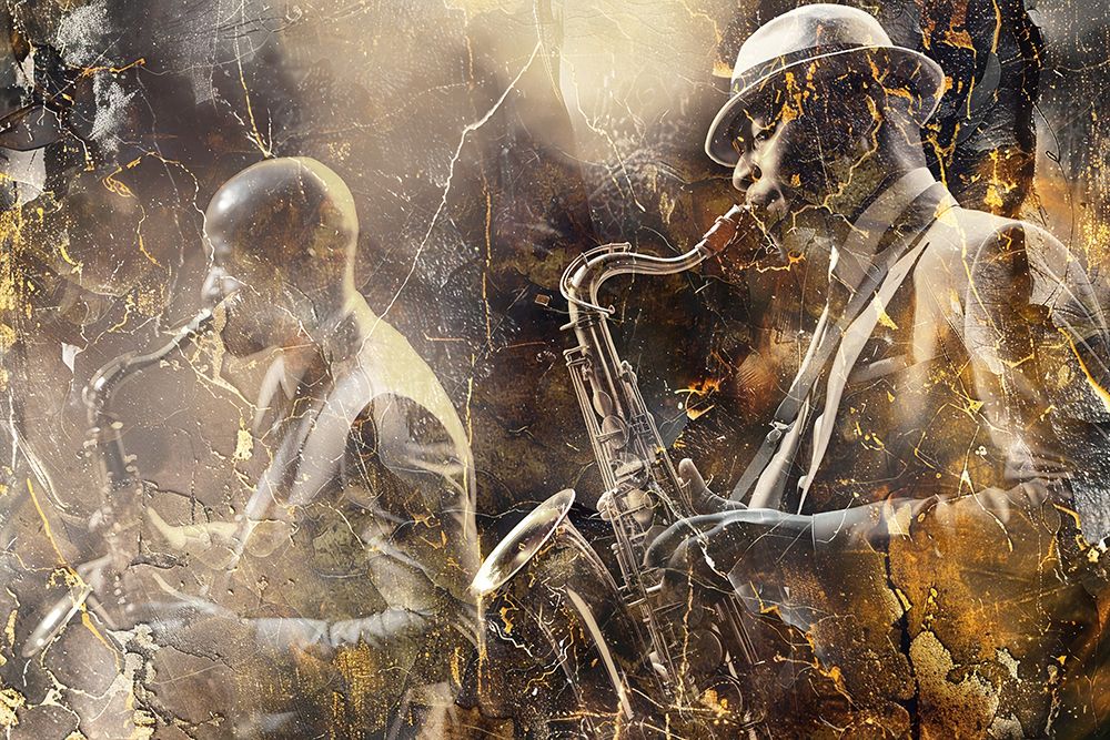 Music Art Illustration 06 Jazz art print by Rafal Kulik for $57.95 CAD