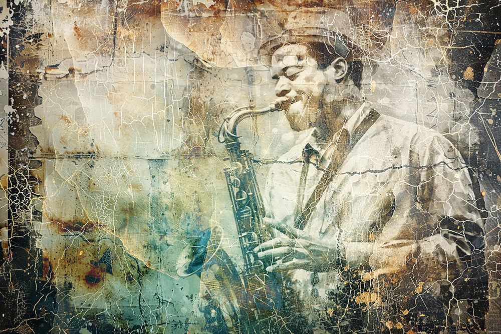 Music Art Illustration 08 Jazz art print by Rafal Kulik for $57.95 CAD