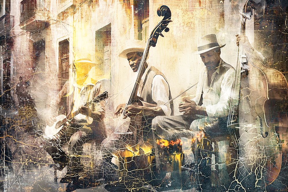 Music Art Illustration 11 Jazz Band art print by Rafal Kulik for $57.95 CAD