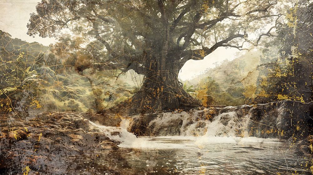 Jungle Forest Art Illustration 05 art print by Rafal Kulik for $57.95 CAD