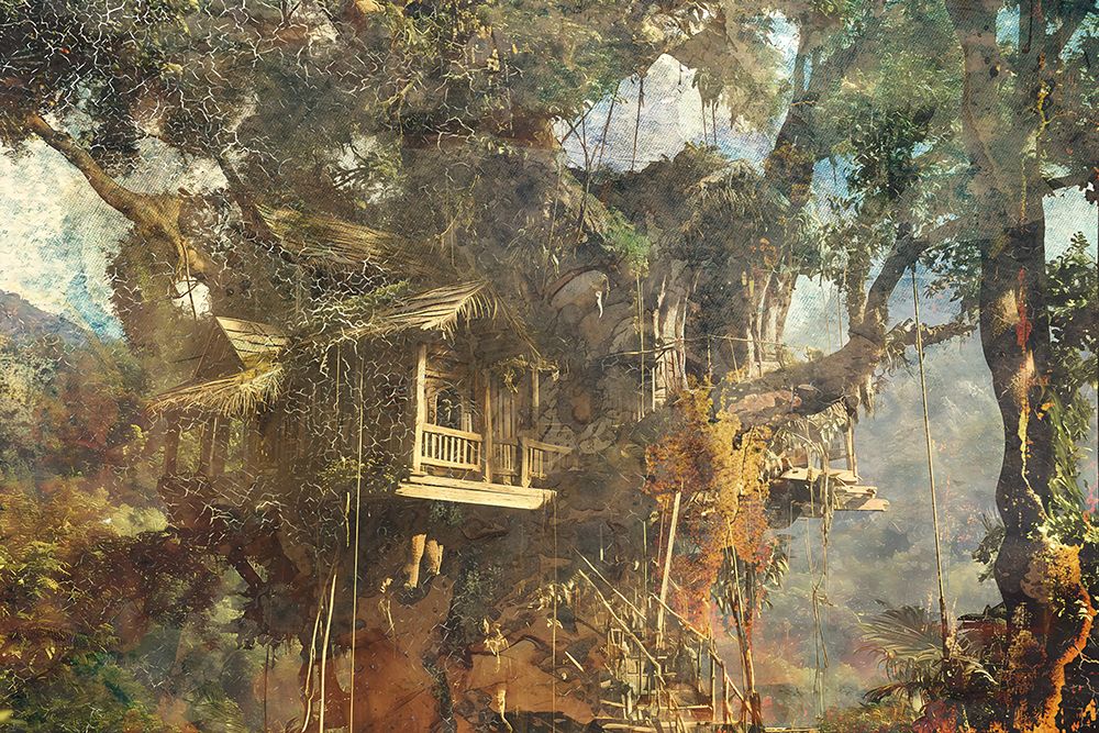 Jungle Forest Art Illustration 06 art print by Rafal Kulik for $57.95 CAD
