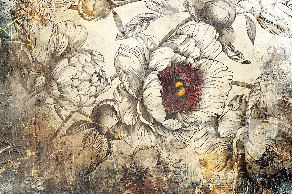 Floral Vintage Art Illustration 02 art print by Rafal Kulik for $57.95 CAD