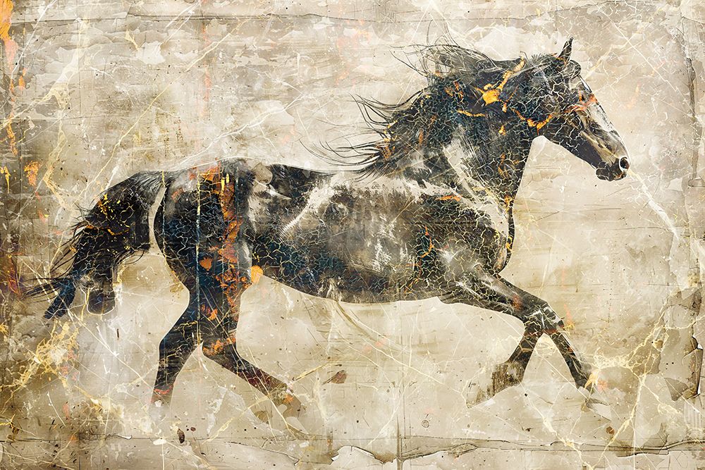 Horse Vintage Art Illustration 03 art print by Rafal Kulik for $57.95 CAD