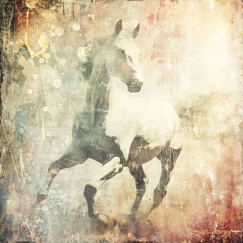 Horse Vintage Art Illustration 07 art print by Rafal Kulik for $57.95 CAD