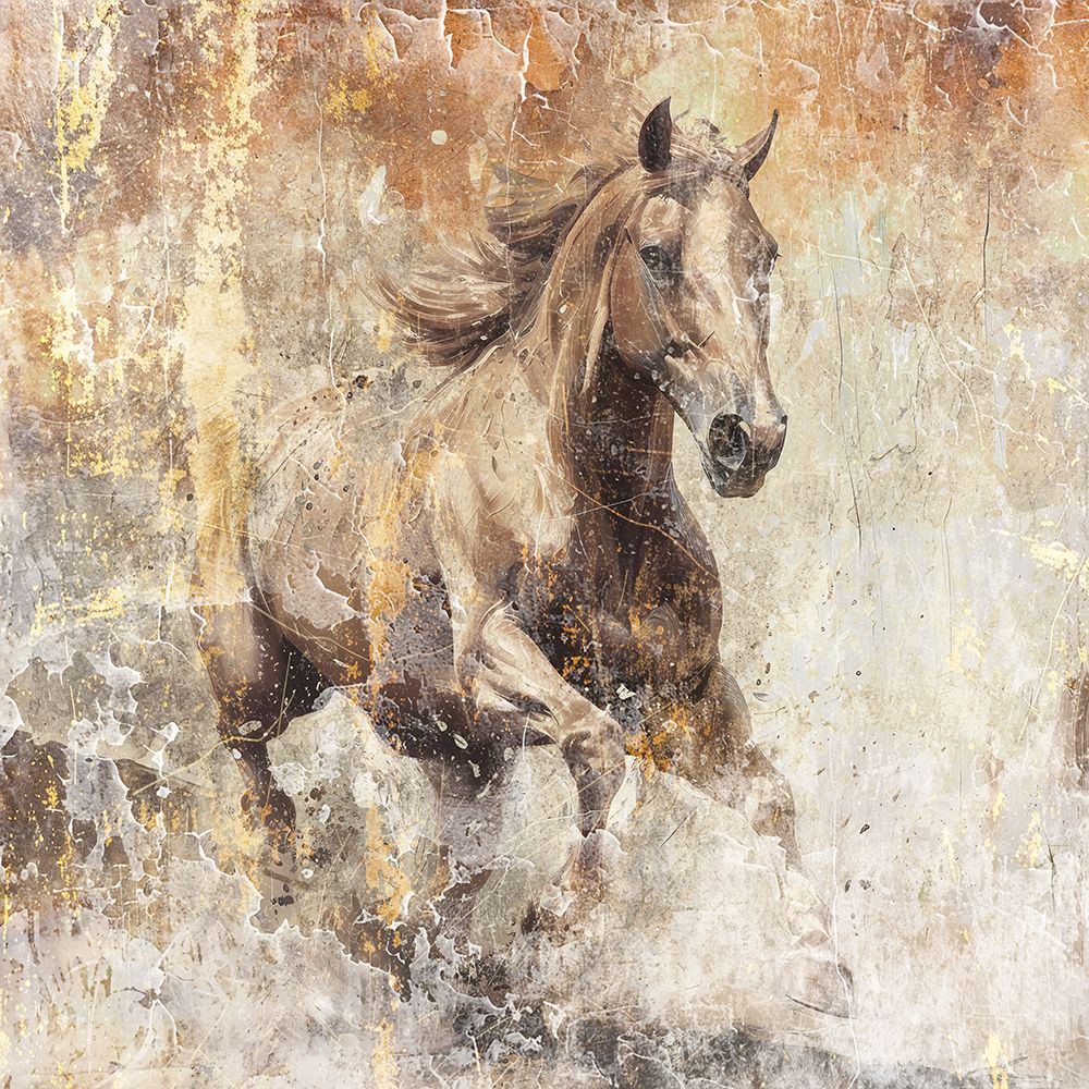 Horse Vintage Art Illustration 08 art print by Rafal Kulik for $57.95 CAD