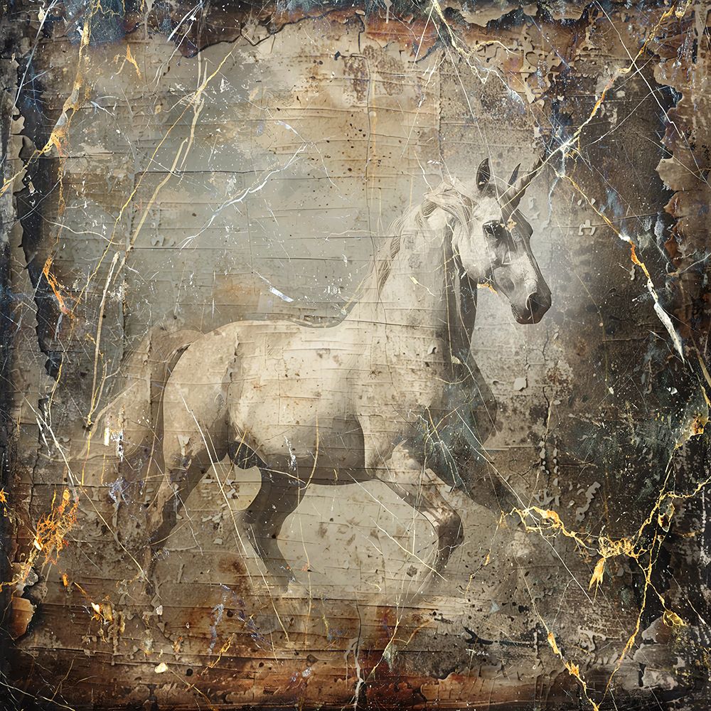 Horse Vintage Art Illustration 10 art print by Rafal Kulik for $57.95 CAD