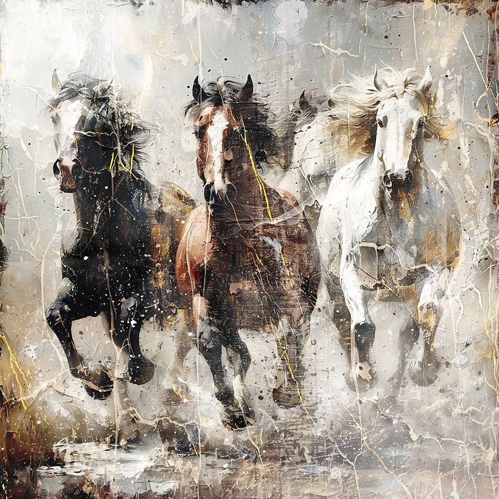 Horse Vintage Art Illustration 15 art print by Rafal Kulik for $57.95 CAD