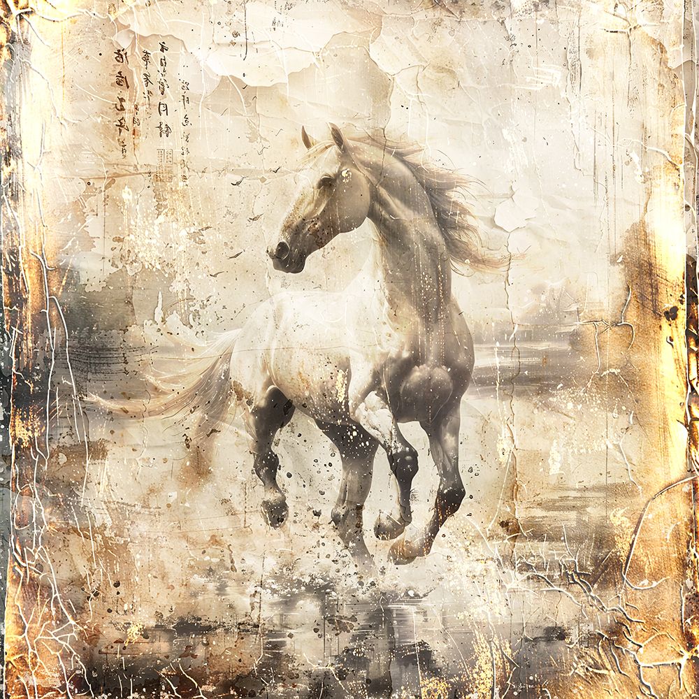 Horse Vintage Art Illustration 16 art print by Rafal Kulik for $57.95 CAD