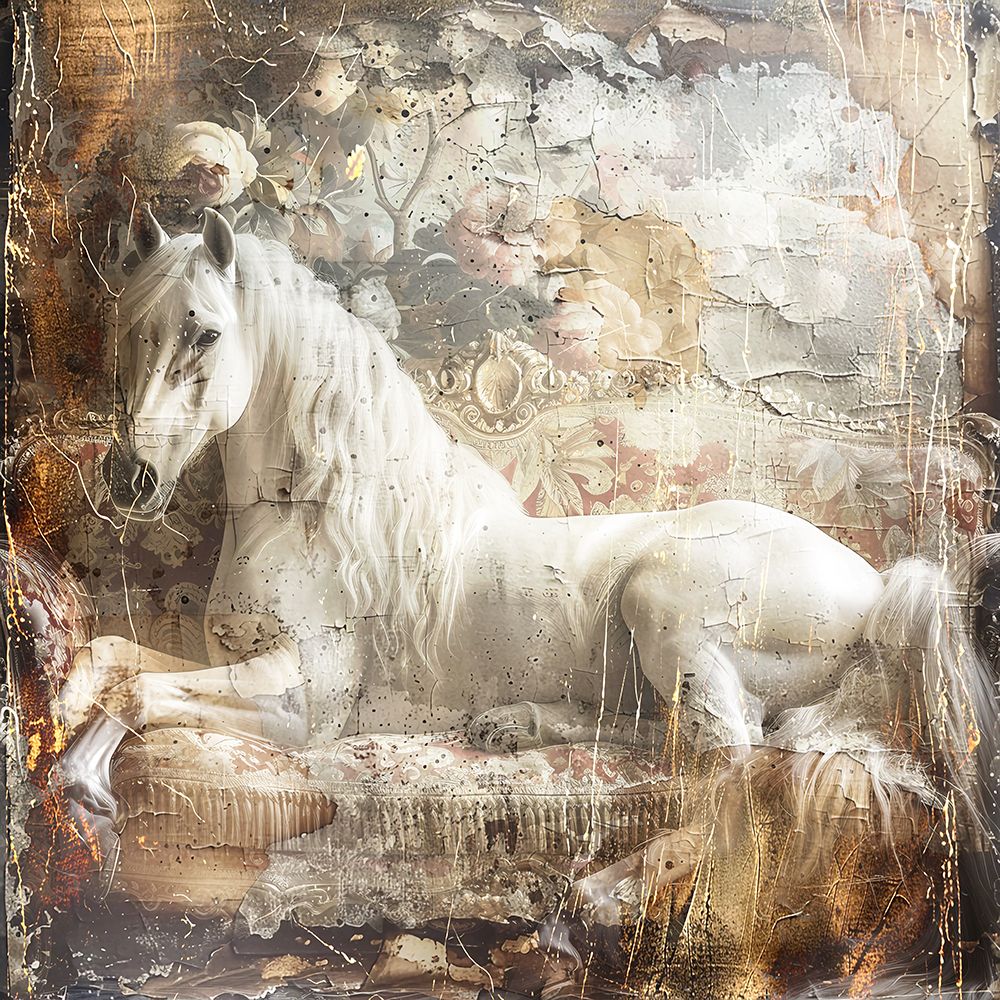 Horse Vintage Art Illustration 17 art print by Rafal Kulik for $57.95 CAD