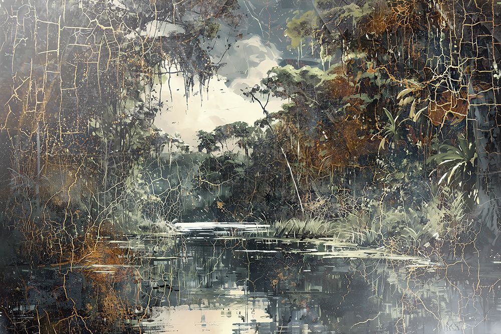 Jungle Forest Art Illustration 01 art print by Rafal Kulik for $57.95 CAD